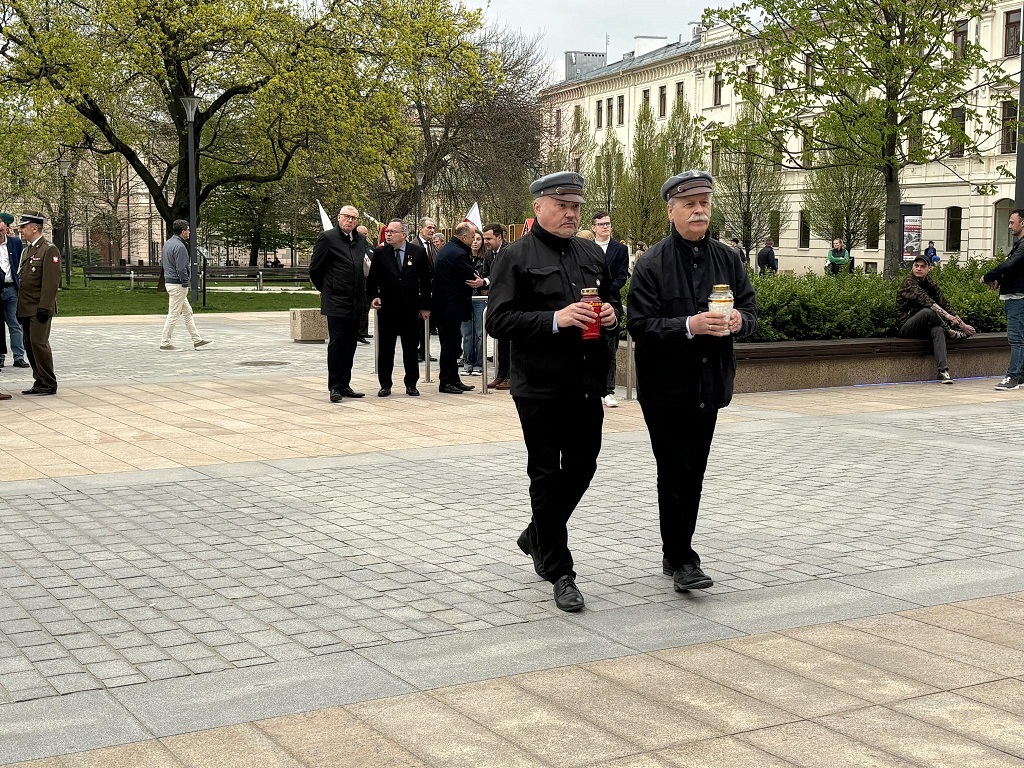 Obchody 14. rocznicy tragedii smoleńskiej w Lublinie z udziałem członków Koła nr 1  ZOR RP w Lublinie 