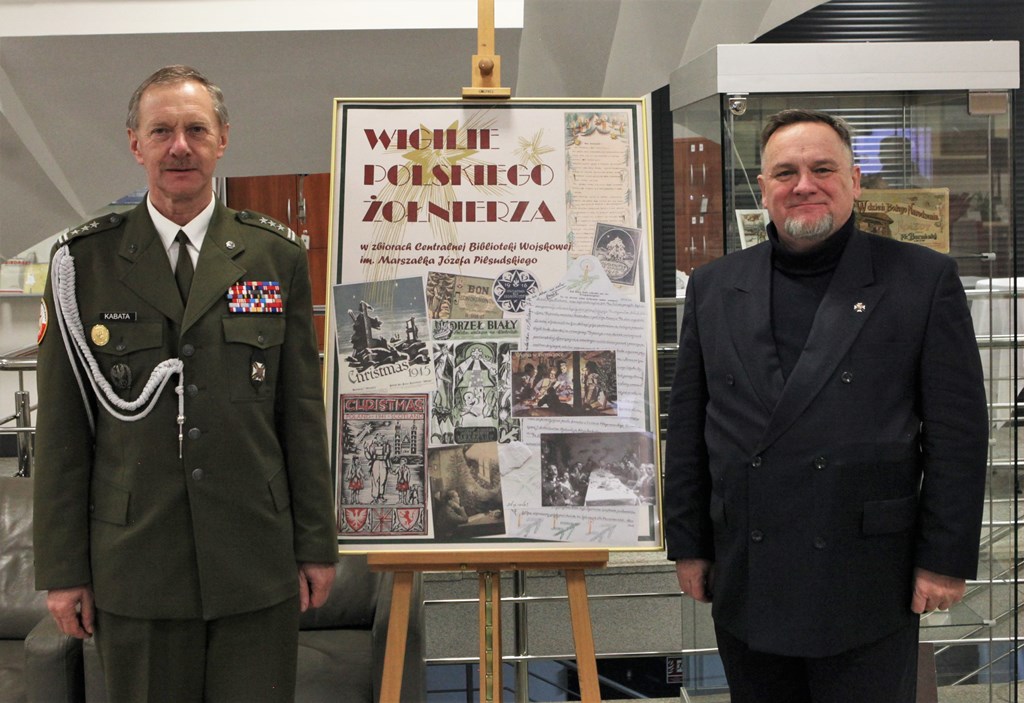 Prezes i wiceprezes ZOR RP na spotkaniu okolicznościowym z okazji 157. rocznicy urodzin Marszałka Piłsudskiego i Świąt Bożego Narodzenia w CBW  w Warszawie 